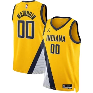 Bennedict Mathurin Indiana Pacers Jordan Brand Unisex Swingman Jersey Statement Edition Gold