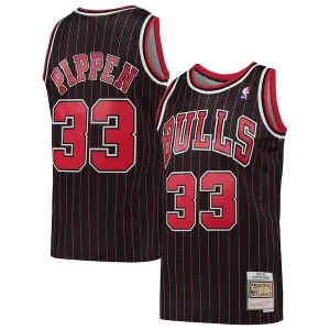 Scottie Pippen Chicago Bulls Hardwood Classics Swingman Jersey Black
