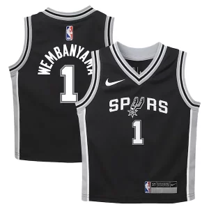 Victor Wembanyama San Antonio Spurs Nike Toddler Swingman Player Jersey Icon Edition Black