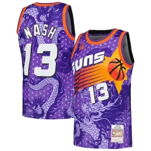 Steve Nash Phoenix Suns 1996/97 Hardwood Classics Asian Heritage 6.0 Swingman Throwback Player Jersey Purple
