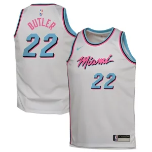 Jimmy Butler Miami Heat Nike Youth 2024/25 Swingman Player Jersey City Edition White