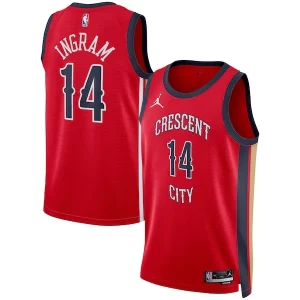 Brandon Ingram New Orleans Pelicans Jordan Brand Unisex Swingman Jersey Statement Edition Red