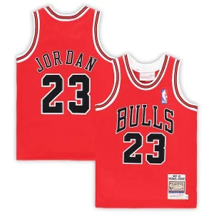 Michael Jordan Chicago Bulls Toddler 1997/98 Hardwood Classics Authentic Jersey Red/Black/White