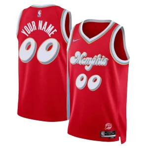Memphis Grizzlies Nike Unisex 2024/25 Custom Swingman Jersey City Edition Red