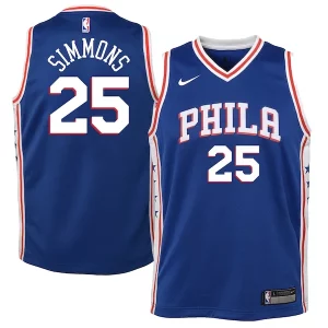 Ben Simmons Philadelphia 76ers Nike Youth Swingman Jersey Royal Icon Edition/White