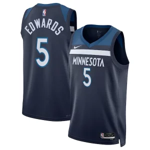 Anthony Edwards Minnesota Timberwolves Nike Unisex Swingman Replica Jersey Icon Edition Navy
