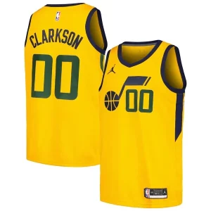 Jordan Clarkson Utah Jazz Jordan Brand Swingman Player Jersey Statement Edition Yellow