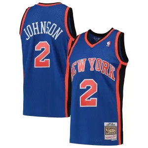 Larry Johnson New York Knicks 1998/99 Hardwood Classics Swingman Jersey Blue
