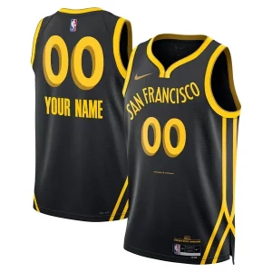 Golden State Warriors Nike Unisex 2023/24 Custom Swingman Jersey Black City Edition