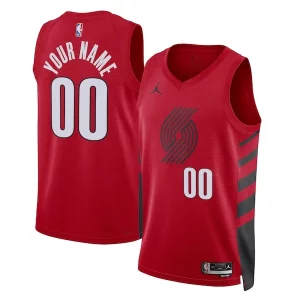 Portland Trail Blazers Jordan Brand Unisex 2022/23 Swingman Custom Jersey Statement Edition Red