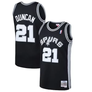 Tim Duncan San Antonio Spurs 1998/99 Hardwood Classics Swingman Jersey Black