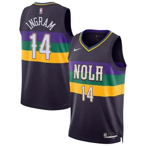 Brandon Ingram New Orleans Pelicans Nike Unisex 2022/23 Swingman Jersey City Edition Purple
