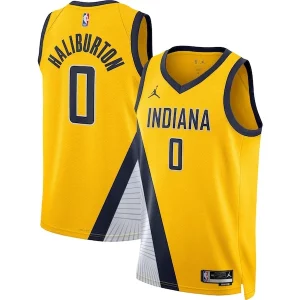 Tyrese Haliburton Indiana Pacers Jordan Brand Unisex Swingman Jersey Statement Edition Gold