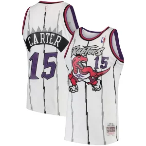 Vince Carter Toronto Raptors 1998/99 Hardwood Classics Swingman Jersey White/Purple