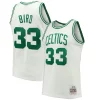 Larry Bird Boston Celtics Hardwood Classics 1985/86 Swingman Jersey White/Kelly Green