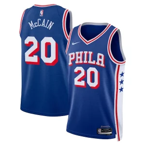 Jared McCain Philadelphia 76ers Nike Swingman Jersey Icon Edition Royal