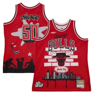 Chicago Bulls x Tats Cru Hardwood Classics Fashion Jersey Red