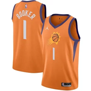Devin Booker Phoenix Suns Jordan Brand 2020/21 Swingman Jersey Statement Edition Orange