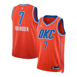 Chet Holmgren Oklahoma City Thunder Jordan Brand Unisex Swingman Jersey Statement Edition Orange