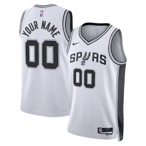 San Antonio Spurs Nike Unisex Swingman Custom Jersey White Association Edition