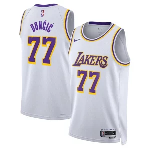 Luka Dončić Los Angeles Lakers Nike Association Edition Unisex Swingman Jersey White