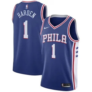 James Harden Philadelphia 76ers Nike Swingman Jersey Icon Edition Royal