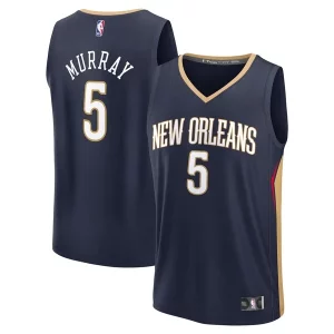 Dejounte Murray New Orleans Pelicans Youth Fast Break Replica Player Jersey Icon Edition Navy