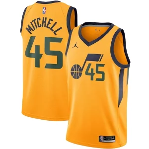 Donovan Mitchell Utah Jazz Jordan Brand 2020/21 Swingman Jersey Statement Edition Gold