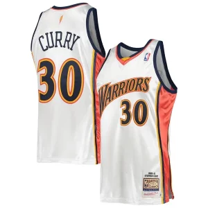 Stephen Curry Golden State Warriors 2009/10 Hardwood Classics Authentic Jersey White