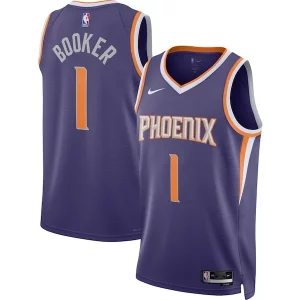 Devin Booker Phoenix Suns Nike Unisex Swingman Jersey Icon Edition Purple/White