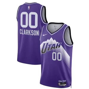 Jordan Clarkson Utah Jazz Nike Unisex 2023/24 Swingman Jersey Purple City Edition