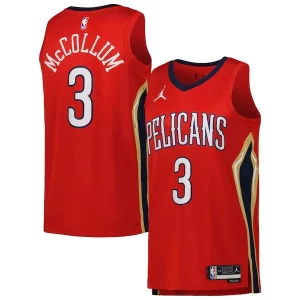 CJ McCollum New Orleans Pelicans Jordan Brand Unisex Swingman Jersey Statement Edition Red