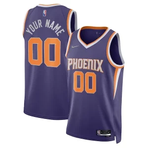 Phoenix Suns Nike 2021/22 Diamond Swingman Custom Jersey Icon Edition Purple