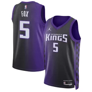 De'Aaron Fox Sacramento Kings Jordan Brand Unisex Swingman Jersey Statement Edition Purple