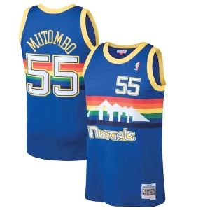 Dikembe Mutombo Denver Nuggets 1991/92 Hardwood Classics Swingman Jersey Blue