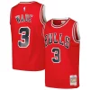 Dwyane Wade Chicago Bulls 2016/17 Hardwood Classics Swingman Jersey Red