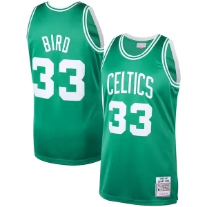 Larry Bird Boston Celtics 1985/86 Hardwood Classics Authentic Jersey Kelly Green