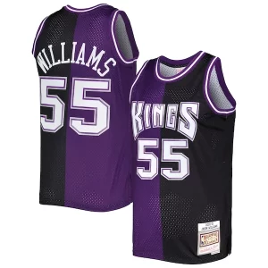 Jason Williams Sacramento Kings Hardwood Classics 2000/01 Split Swingman Jersey Purple/Black