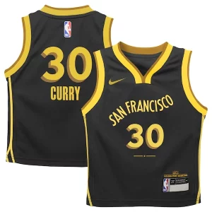 Stephen Curry Golden State Warriors Nike Toddler Swingman Replica Jersey City Edition Black