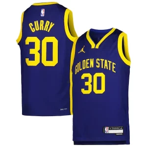 Stephen Curry Golden State Warriors Jordan Brand Youth Swingman Jersey Statement Edition Blue