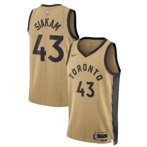 Pascal Siakam Toronto Raptors Nike Unisex 2023/24 Swingman Jersey Gold City Edition