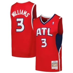 Lou Williams Atlanta Hawks 2001/02 Hardwood Classics Swingman Jersey Red