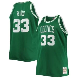 Larry Bird Boston Celtics Big & Tall 1985/86 NBA 75th Anniversary Diamond Swingman Jersey Kelly Green