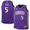 De'Aaron Fox Sacramento Kings Nike Youth 2024/25 Swingman Jersey Purple Classic Edition