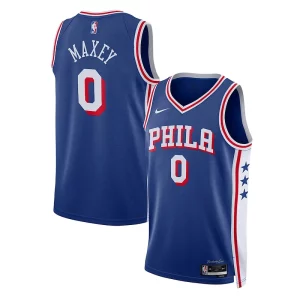 Tyrese Maxey Philadelphia 76ers Nike Unisex Swingman Jersey Association Edition Royal
