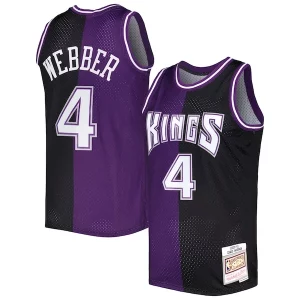 Chris Webber Sacramento Kings Hardwood Classics 2000/01 Split Swingman Jersey Purple/Black