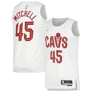 Donovan Mitchell Cleveland Cavaliers Nike Unisex Swingman Jersey Association Edition White/Wine