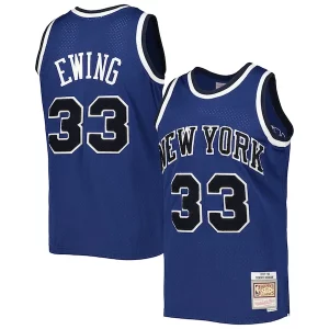 Patrick Ewing New York Knicks 1997/98 Hardwood Classics Off-Court Swingman Jersey Blue