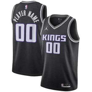 Sacramento Kings Jordan Brand Swingman Custom Jersey Statement Edition Black