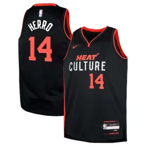 Tyler Herro Miami Heat Nike Youth Swingman Replica Jersey City Edition Black